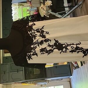 Asymmetrical lace shirt